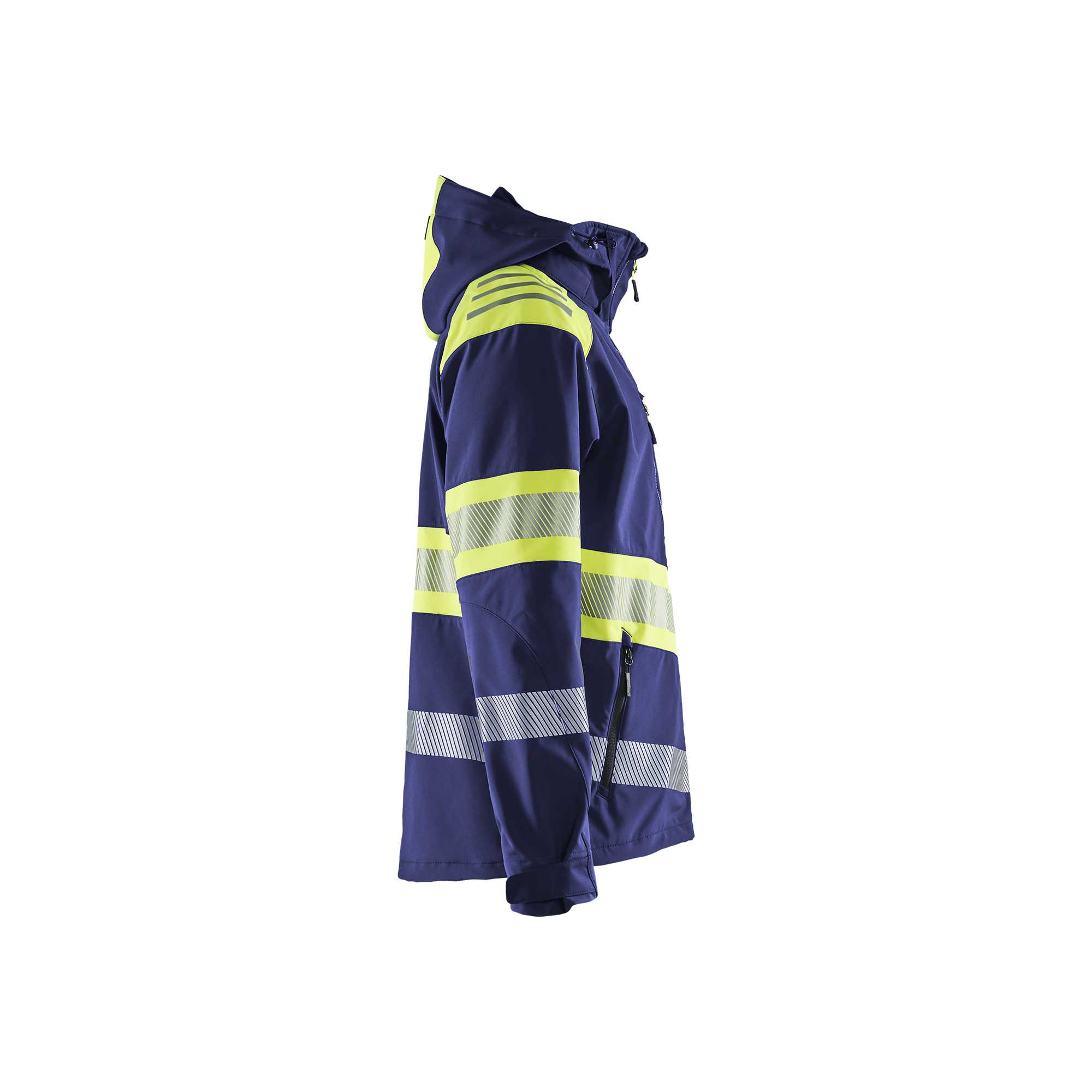 BLAKLADER 44942513 Hi Vis Softshell Jacket Softshell Work Jacket MEN - Waterproof